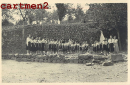 CARTE PHOTO : SCOUTISME ECLAIREUSES DE FRANCE SCOUT ECLAIREUSE ISERE 38 ? PHOTOGRAPHE PERRICHON - Scoutisme