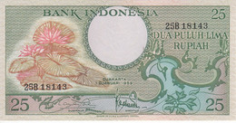 BILLETE DE INDONESIA DE 25 RUPIAH AÑO 1959 SIN CIRCULAR (BANKNOTE) UNCIRCULATED - Indonesië