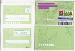 Brazil 2 Unused Postal Stationery Cover And Aerograma Nature Viva live Nature Tree + 2013 Registered Cover - Enteros Postales