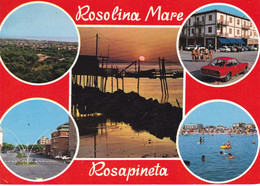 ROSAPINETA - ROSOLINA MARE - ROVIGO - 5 VEDUTE - AUTO - 1973 - Rovigo