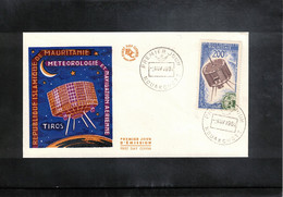 Mauritania 1963 Space Meteorology And Navigation - Satellite TYROS FDC - Africa
