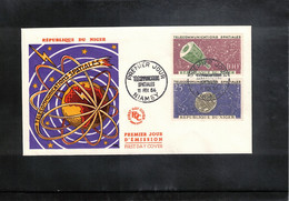 Niger 1964 Space Space Telecommunications - Satellites Telstar + Relay FDC - Afrika
