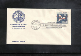 Costa Rica 1962 Centralamerican Philatelic Convention - Space FDC - América Del Sur