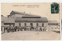 TOULON (83) - 5e Dépôt - Cambuse Et Cuisine - PHOTOGRAPHE  Marius Bar, Toulon??/06/11 CIRCULEE ANIMEE - Barracks