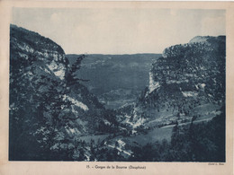 Pour L'Enseignement Vivant (24x18cm) - Vues Geographiques - Gorges De La Bourne - Dauphine - Géographie