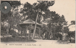 44 -Très Belle Carte Postale Ancienne De Vue De SAINT NAZAIRE    Le Jardin Des Plantes - Saint Nazaire