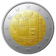 Andorra 2020   2 Euro  UNC Uit De Rol - UNC Du Rouleaux   Leverbaar - Livrable !! - Andorre