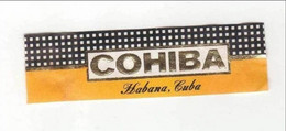 COHIBA   Havana Cuba - Sigarenbandjes