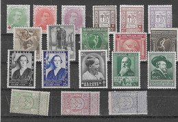 Belgien - Selt./ungebr. Lot Aus 1894/1937 - Aus Michel 61 Und 442! - Unused Stamps