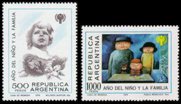 Argentina, 1979, International Year Of The Child, IYC, United Nations, MNH, Michel 1427-1428 - Otros