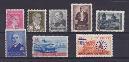 Lot De 8 Timbres De Turquie (Europe) - Andere & Zonder Classificatie