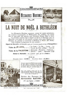 Messageries Maritimes 1925-1926 2 Documents, La Nuit De Noël à Bethléem Et Voyages Circulaires En Méditerranée - Sport En Toerisme