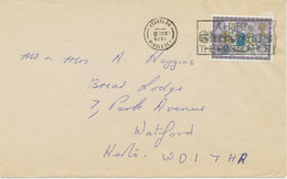 GB HOUNSLOW / MIDDLESEX / HAPPY CHRISTMAS / POSTMARK-ERROR: INVERTED YEAR!!! - Lettres & Documents