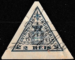 Revenue / Fiscaux / Fiscal, Portugal -|- Contribuição Industrial 1894 / 2 Rs. - Margem Fina - Used Stamps