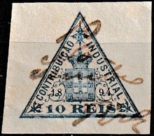 Revenue / Fiscaux / Fiscal, Portugal -|- Contribuição Industrial 1894 / 10 Rs. - Margem Larga - Usati