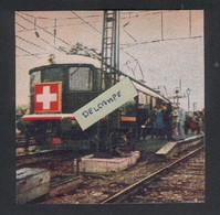 Ligne Dole-Vallorbe -  Locomotive Suisse En Gare De Vallorbe - Reproduction - Vallorbe