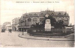 FR66 PERPIGNAN - Berdague - Monument JAURES Et Dames De France - Animée - Belle - Perpignan