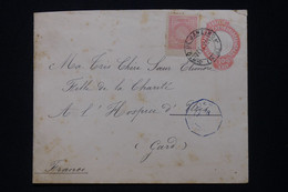 BRÉSIL - Entier Postal + Complément De Rio De Janeiro Pour La Farnce En 1894 - L 90911 - Enteros Postales