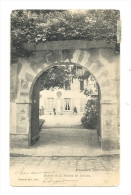 Cp, 91, Crosne, Entrée De La Maison De Boileau, Voyagée 1910 - Crosnes (Crosne)