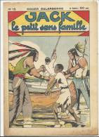 Fascicule, "Jack", Le Petit Sans Famille - Un Drame Nocturne - Roger Salardenne - N° 15 - Autres & Non Classés