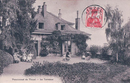 Vinzel VD, Le Pensionnat Et Sa Terrasse (16.6.1913) - Vinzel