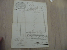 Roulage Feuille De Route Diligence  Frauger Baumgartner Mulhouse à Lyon 1811 - Transport