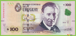 Voyo URUGUAY 100 PESOS 2015(2018) P95 B554a G UNC - Uruguay