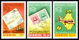 Barbuda, 1974, UPU, Universal Postal Union, United Nations, MNH, Michel 182-184 - Barbuda (...-1981)