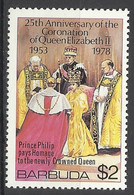 Barbuda, 1978, Silver Jubilee Queen Elizabeth, Royal, MNH, Michel 433 - Barbuda (...-1981)