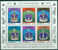 Barbuda, 1978, Silver Jubilee Queen Elizabeth, Royal, MNH, Michel Block 34 - Barbuda (...-1981)