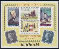 Barbuda, 1979, Rowland Hill, UPU, United Nations, MNH, Michel Block 41 - Barbuda (...-1981)