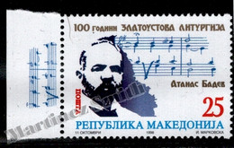 Macedoine - Macedonia 1998 Yvert 142, Anniversary Composer Badev, Music - MNH - Macedonia