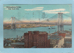 NEW  YORK  CITY   -  WILLIAMSBURG  BRIDGE  -  1929   - - Ponti E Gallerie