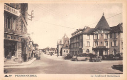 ¤¤  -  PERROS-GUIREC   -  Le Boulevard Clémenceau  -  Le Café Du Celtic  -  Le Réginat-Hôtel     -  ¤¤ - Perros-Guirec