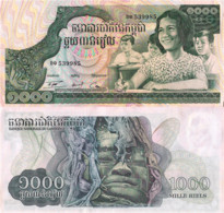 CAMBODIA, 1000 Riels 1973, P17, UNC - Cambodja