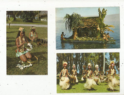 JC , G , Cp , Polynésie Française , TAHITI , 2 Scans ,  LOT DE 5 CARTES POSTALES - Polynésie Française