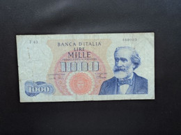 ITALIE * : 1000 LIRE   4.1.1968     CI 63 BS 478 ** / P 96e      TTB+ *** - 1000 Lire