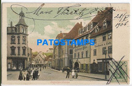 154742 GERMANY WELSSENFEIS LEIPZIGER STREET CIRCULATED TO URUGUAY POSTAL POSTCARD - Non Classificati