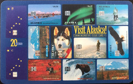 ALASKA  -   Visit Alaska  -  20 Units - [2] Tarjetas Con Chip