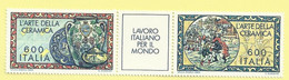 1985 - Italia - Lavoro Italiano Nel Mondo - L'Arte Della Ceramica - Lire 600 - 1981-90: Neufs