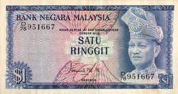 Malaysia 1 Ringgit, P-7 (1972) - Extremely Fine - Maleisië