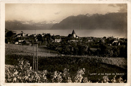 Lutry Et Les Alpes De Savoie * 7. 7. 1927 - Lutry