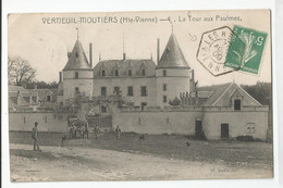 87 Haute Vienne Verneuil Moutiers La Tour Aux Paulmes Cachet Marcophilie 1909 - Autres & Non Classés