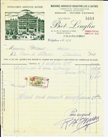 CHARLEROI   -   Maison Biot - Linglin   ( Machines Agricoles Industrielles & Autres   1935 - Agricoltura