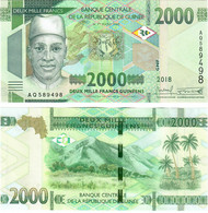 Guinea 2000 Francs 2018 UNC - Guinée