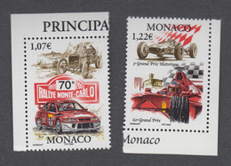 Timbres De Monaco Neufs** 70ème Rallye De Monte-Carlo - N° 2334 Et 2335 - TB - Unclassified