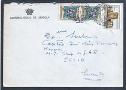 Letter From General Government Angola With Stamps From Settlement And Belmonte Castle, Circulated 1970. Povoamento - Angola