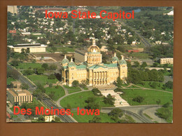 ÉTATS-UNIS . IOWA STATE CAPITOL . DES MOINES, IOWA - Réf. N° 28988 - - Iowa City