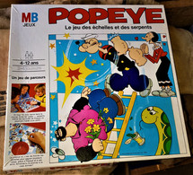 Rare Jeux De Société  Popeye Jeu Des échelles Et Des Serpents MB - Toy Memorabilia
