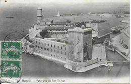 Marseille -  Panorama Du Fort St Jean - Oude Haven (Vieux Port), Saint Victor, De Panier